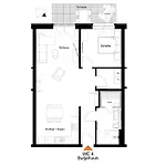 Butjahuus - Kueste33 4 Apartman Tossens