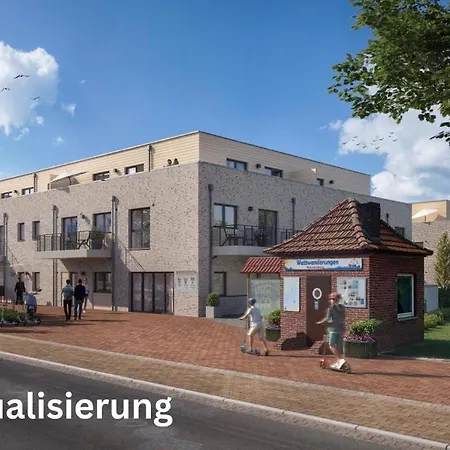 Apartment Butjahuus - Neues Mit Sauna In Strandnaehe Tossens